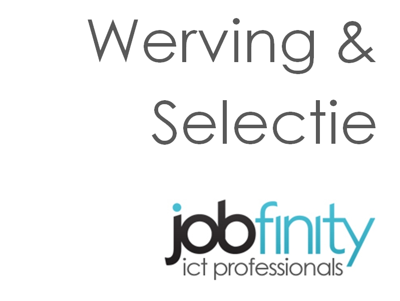 Werving en selectie Professional nodig? Jobfinity werving & selectie.